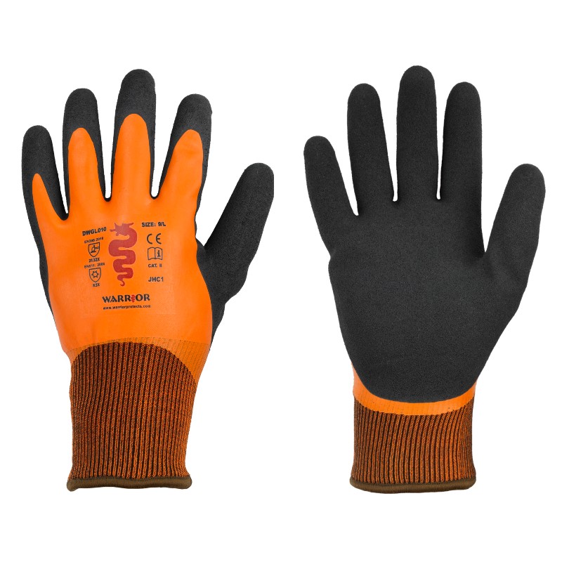 Warrior Protects DWGL010 Latex-Coated Thermal Acrylic Gloves